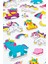 Unicorn Sticker Kabartmalı Çıkartma Etiket Sticker 3