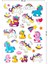 Unicorn Sticker Kabartmalı Çıkartma Etiket Sticker 4