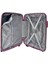 3lü Set Kırılmaz Silikon Seyahat Valizi Bavulu V305 Kemik/mürdüm 3