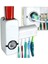 Otomatik Diş Macunu Sıkacağı ve 5\'li Diş Fırçalık Askısı Set 1