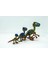Skeleton Raptor 3D Hareketli ve Renk Geçişli Yeşil - Mavi - Kırmızı Model Küçük Boy 1