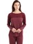 Kadın Pijama Takımı 51604 - Bordo 3