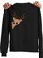 Geyik Noel Christmas Tasarım Baskılı 3 Iplik Geniş Kalıp Sweatshirt 1
