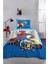Spiderman New York Tek Kişilik Disney Lisanslı Lastikli Fitted Çarşaf Çocuk Pike Takımı 2