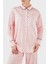 Desenli Streç Comfort Fit Yüksek Bel Bol Paça Pijama Takımı O4BX16WEFC2 Bayan Pijama Takımı O4BX16 Wefc2 P6DQ 6