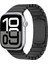 Apple Watch 10 46MM Uyumlu Krd-35 Metal Kordon-Siyah 1