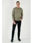 Pamuklu Relaxed Fit Bisiklet Yaka Sweat Erkek Sweat 5905453 2