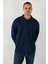 Streç Pamuklu Regular Fit Düğmeli Polo Yaka Sweat Erkek Sweat 5905727 6