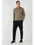 Pamuklu Regular Fit Yarım Fermuarlı Polo Yaka Sweat Erkek Sweat 5905805 5