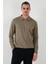 Pamuklu Regular Fit Yarım Fermuarlı Polo Yaka Sweat Erkek Sweat 5905805 8