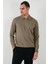 Pamuklu Regular Fit Yarım Fermuarlı Polo Yaka Sweat Erkek Sweat 5905805 9