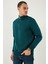Pamuklu Regular Fit Yarım Fermuarlı Dik Yaka Sweat Erkek Sweat 59052592 9