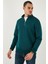 Pamuklu Regular Fit Yarım Fermuarlı Dik Yaka Sweat Erkek Sweat 59052592 10