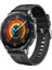 Huawei Watch Gt4 46 mm ile Uyumlu Kordon Hybrid Nylon Dikiş Desenli Tokalı Silikon Kayış 1