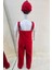 Bahçıvan Tulum ve Şapka Set Kırmızı 3