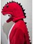 T-Rex Dinozor Kostümü Yetişkin Kırmızı 5
