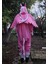 Unicorn Kostümü Yetişkin | Unicorn Pijama Tulum Kostüm Pembe 4