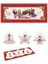 Christmas Memories 4 Parça Porselen Meze Servis Seti 36×16 1