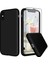 iPhone x / Xs Rubber Silikon Kılıf & Temperli Cam Ekran Koruyucu Seti (Siyah) 1