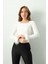 Kol Ucu Peluş Tüylü Bodycorn Bluz 4