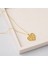 Minimal Kalpler Kadın Altın Kolye 3
