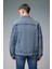 Mark Oversize Geniş Kesim Med Blue Jean Ceket - Med Blue 4