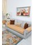 Şerit Desen ve Ponponlu Kaymaz Polar Koltuk Örtüsü 90 x 200 cm ,KO-36 3