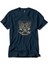 Black Label Society Skull Classic Lacivert Tişört 1