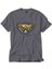 Wonder Woman Gold Logo Gri Tişört 1