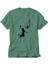 Basketball Smack Silhouette Yeşil Tişört 1