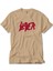 Slayer Logo Classic Krem Tişört 1