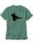 Taekwondo Karate Silhouette Yeşil Tişört 1