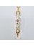 Zümre 96 mm Metal Gold Kasa Beyaz Gül Desenli / 5 Adet 5