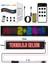 LED Ekran Matrix Panel Cama Yapışan En Büyük Boy 16X96 Telefon App Kontrol Digital Araba Yazısı 3