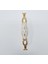 Zümre 128 mm Metal Gold Kasa Beyaz Yaprak Desenli / 5 Adet 1