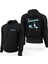 Motocycle Thunder Girl Siyah Fermuarlı Limited Edition Kapşonlu Sweatshirt 1