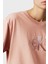 Logo Baskılı Pamuklu Relaxed Fit Bisiklet Yaka T Shirt J20J224798TGW Bayan T Shirt J20J224798 Tgw 4