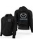 Mazda Logo Siyah Fermuarlı Limited Edition Kapşonlu Sweatshirt 1