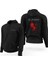 In Flames Siyah Fermuarlı Limited Edition Kapşonlu Sweatshirt 1