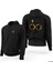 Harry P. Siyah Fermuarlı Limited Edition Kapşonlu Sweatshirt 1