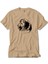 Black Lion Silhouette Krem Tişört 1