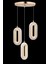 Istanbul Avize Beta 3'lü Gold Ledli Modern 3 Renk LED Avize 2