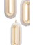 Istanbul Avize Beta 3'lü Gold Ledli Modern 3 Renk LED Avize 5