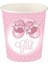 Pembe Patikler Kız Karton Bardak 8'li 1