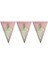 1 Birthday Pembe Üçgen Flama 1