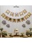 Happy Birthday Kraft Gümüş Harf Banner 1
