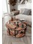 Yin Yang Unıty Serenıty Orta Sehpa 4 Lü Ceviz 70CM 1