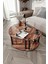Yin Yang Unıty Serenıty Orta Sehpa 4 Lü Ceviz 70CM 4