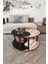 Yin Yang Unity Serenity 3'lü Meşe Ceviz Siyah 70 cm Orta Sehpa 3