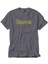 The Doors Logo Yellow Gri Tişört 1